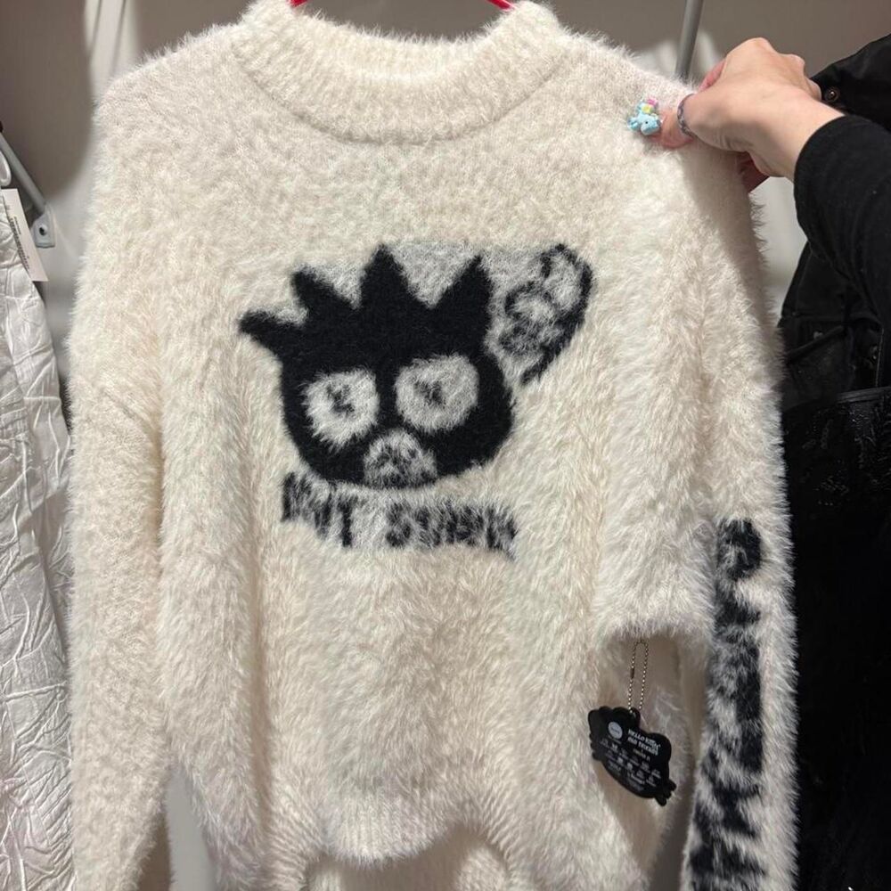 Forever-21 Women's White and Cream Jumper